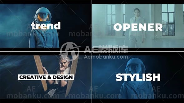 28127动态视频开场AE模版Dynamic Opener