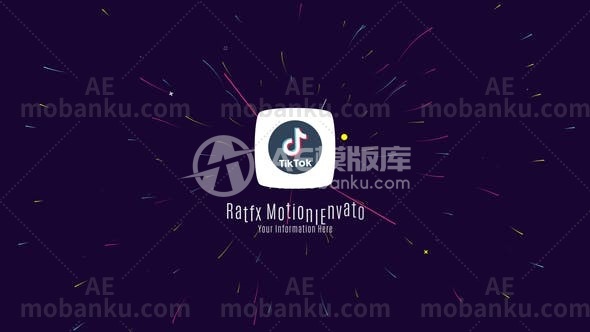 28134简洁时尚logo演绎动画AE模版Simple Trendy Logo