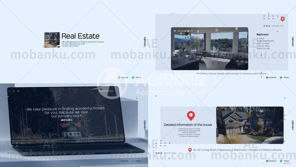 28216房地产视频包装AE模版Real Estate