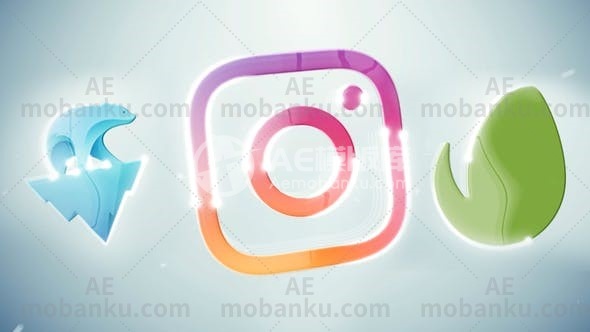 28239简洁企业公司logo演绎动画AE模版Clean Corporate Logo