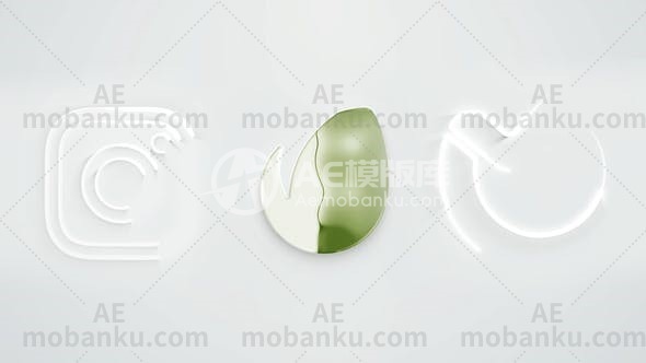 28247简洁logo演绎动画AE模板Elegant Logo Reveal