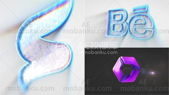 28284简洁企业3D logo演绎动画AE模版Elegant 3D Corporate Logo Reveal