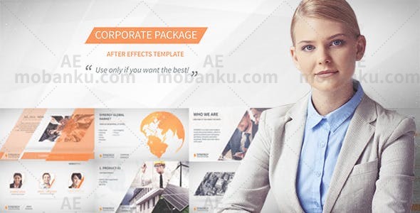 28357企业公司视频包装AE模版Synergy – Corporate Presentation Pack