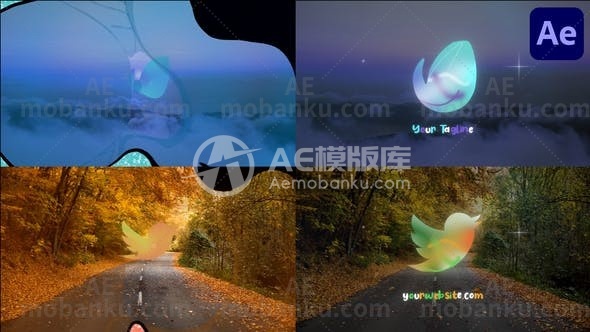 28361抽象液体logo演绎动画AE模版Abstract Liquid Logo Opener for After Effects