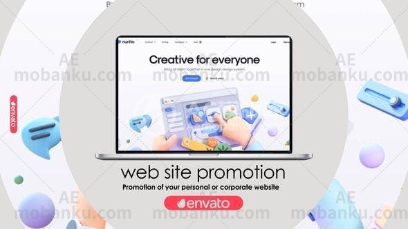 28375网站促销动画AE模板Web Site Promo 0.2