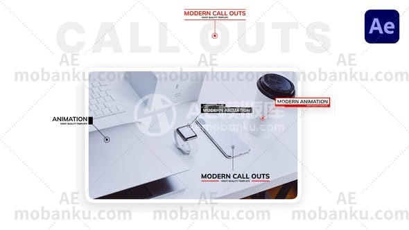 28376文字呼号视频包装AE模版Call Outs | After Effects