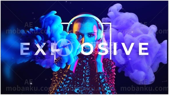 28405抽象流程介绍AE模版Abstract Flow Intro