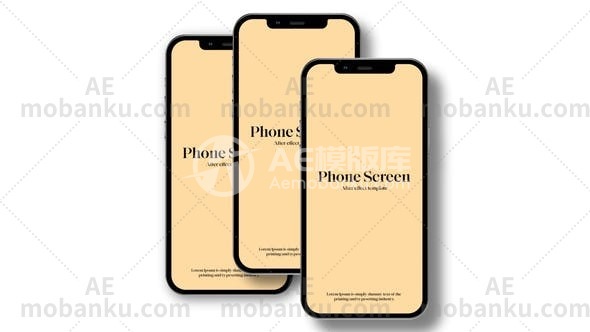 28415手机APP促销宣传AE模板App Promo – Phone Mockup