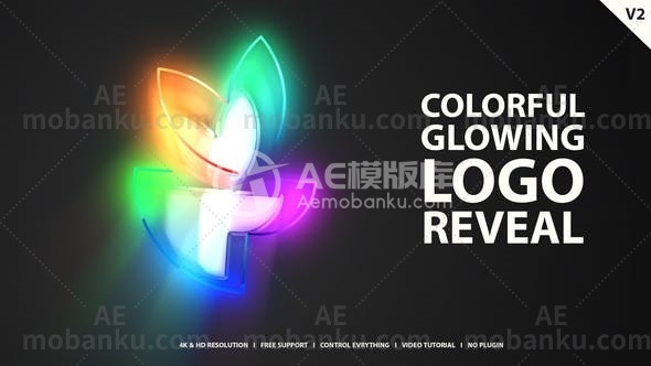 28447创意logo演绎动画AE模版Logo Reveal