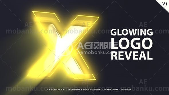 28477创意logo演绎动画AE模版Logo Reveal