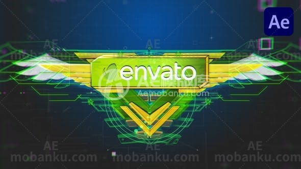 28503创意logo演绎动画AE模板Logo Reveal 06