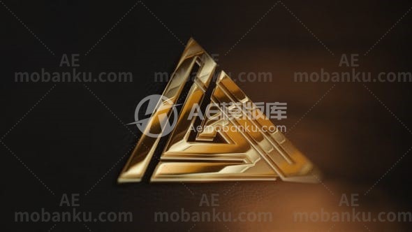 28520金色奢华logo演绎动画AE模版Gold/Silver Luxury Logo Opener