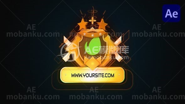 28523创意logo演绎动画AE模版Logo Reveal 03