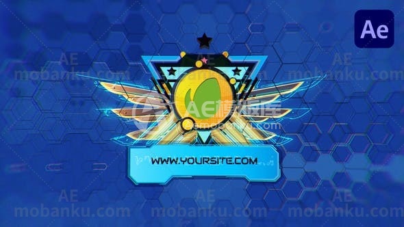 28534创意logo演绎动画AE模版Logo Reveal 01