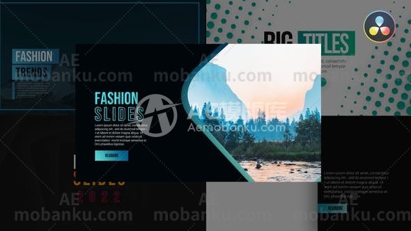 28550现代文字标题动画AE模板Modern Typography Pack