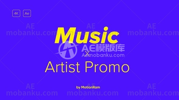 28639音乐艺术家宣传片AE模版Music Artist Promo