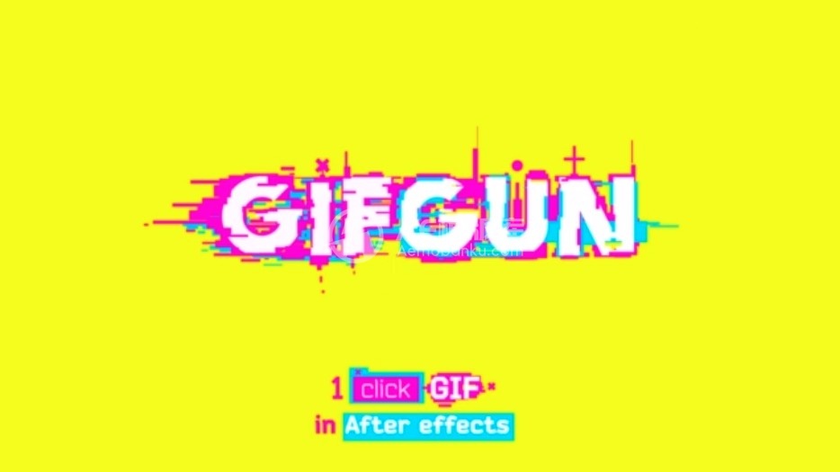 AE脚本-GifGun v1.7.29 Win AE快速渲染输出Gif格式动画