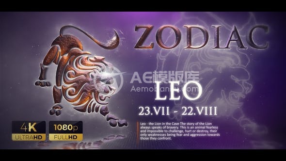 28989黄道带 AE模版