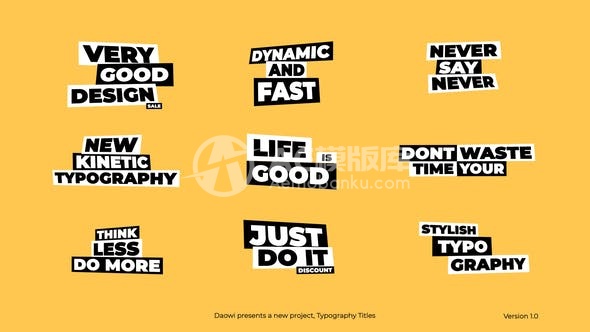 28995动态标题 | After Effects AE模版