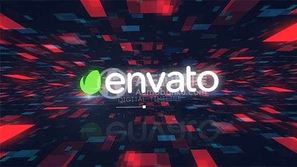 29030企业 – 数字时间轴 AE模版