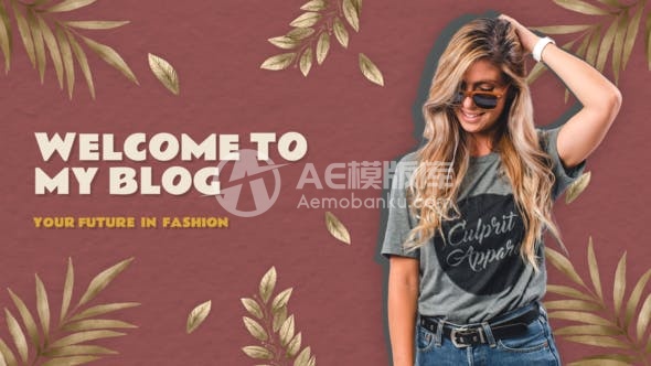 29039女孩博客介绍篇（AE模版）