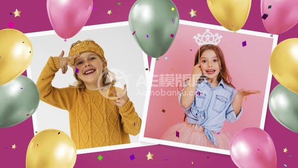 29043幸福生日4 AE模版