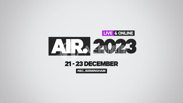 29044那场活动宣传片AE模版