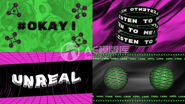 29048疯狂幻象 AE模版