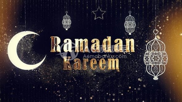 29049斋月标志 AE模版