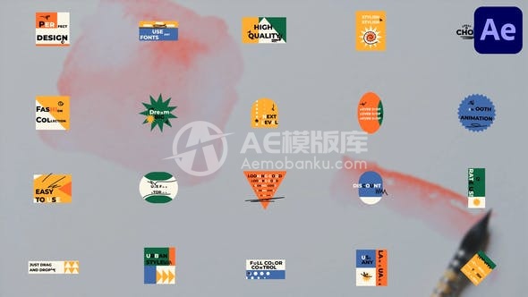 29064创意独特的After Effects标题效果集锦