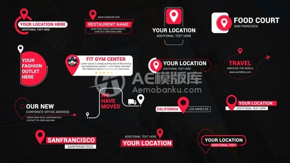 29106场景标题3.0 AE模板