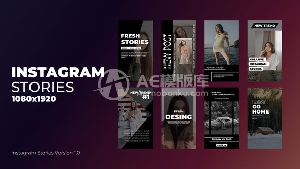 29126Instagram故事 | Adobe  After Effects  AE模版