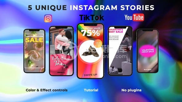 29141情人节促销故事AE模版