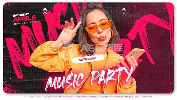 29156夜店派对AE模版