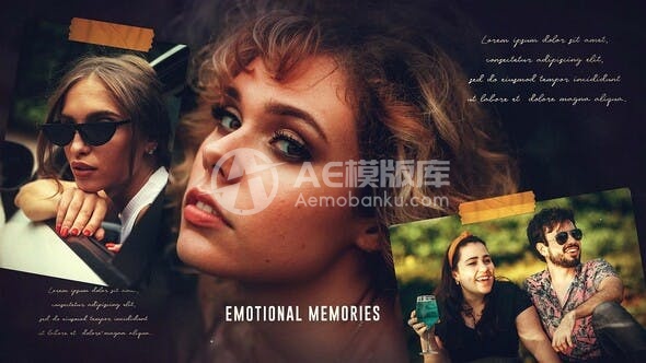 29171可爱的回忆幻灯片 | 照片幻灯片 AE模版