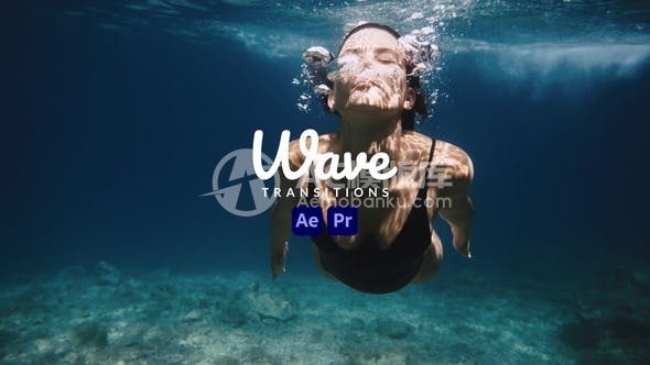 29187波动过渡效果AE模版