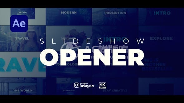 29190幻灯片开场 AE模版