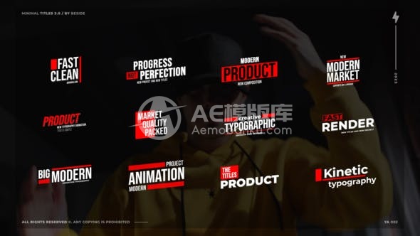 29216巨幅文字标题  AE模版