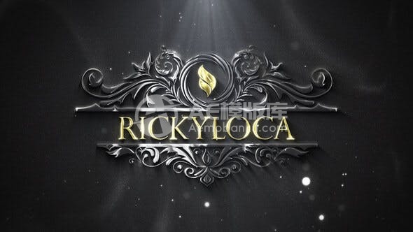 29230豪华皇家框架Logo AE模版