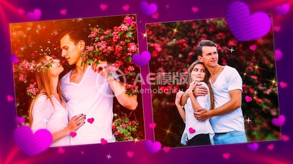 29232情人节幻灯片 I 婚礼可爱幻灯片 AE模版