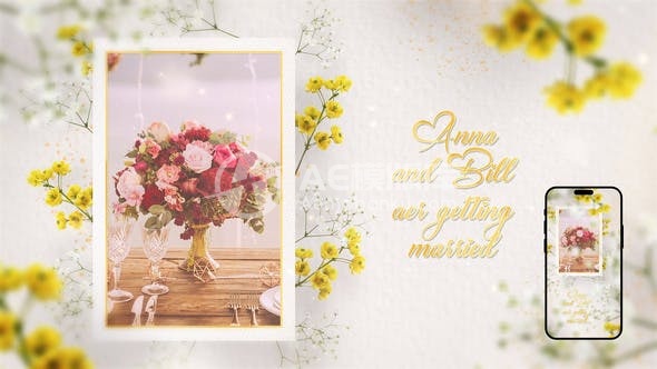 29233婚礼邀请函AE模版