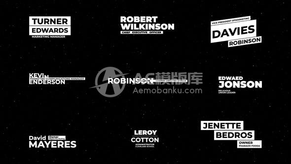 29236下三分之一|Adobe After Effects AE模版