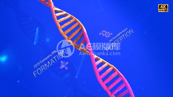 29240DNA企业蓝色AE模版