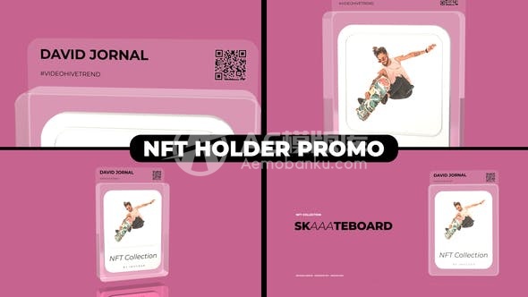 29244NFT宣传视频 – 现代NFT持有人 AE模版