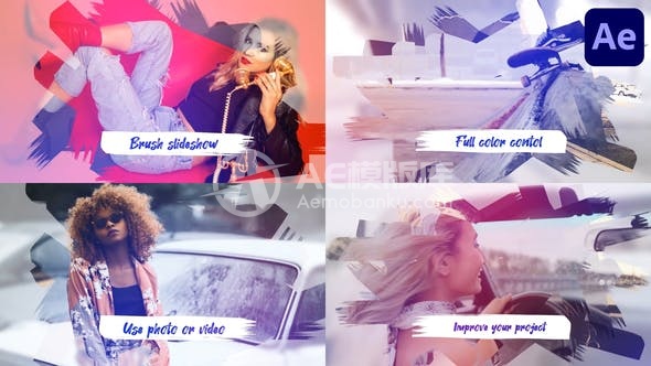 29267优雅的幻灯片展示——AE模版