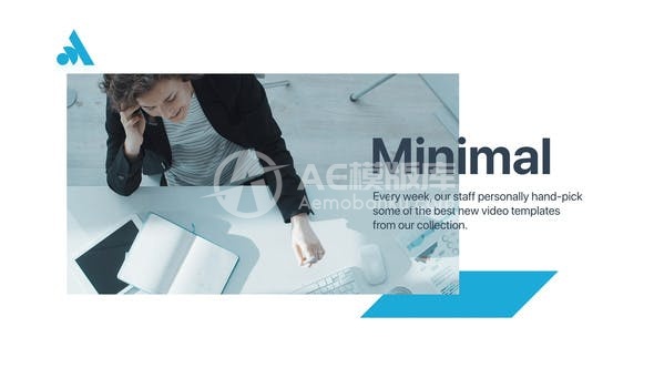 29281简洁的最小主题企业展示AE模版