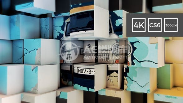 293184K 幻灯片展示 AE 模版