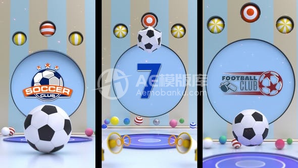 29324足球倒计时5 (1080×1920) AE模版