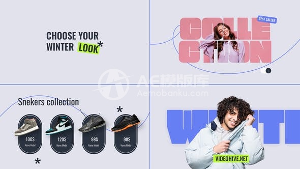 29332冬季促销宣传视频AE模版