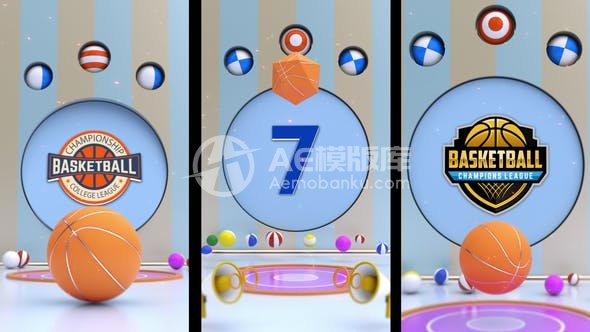 29337篮球倒计时5（1080×1920）AE模版